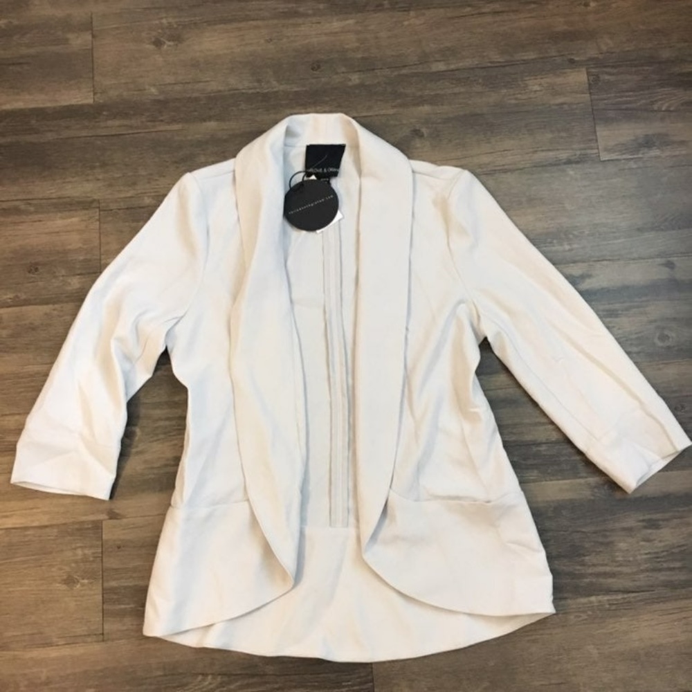 Harlowe & Graham Open Front Blazer